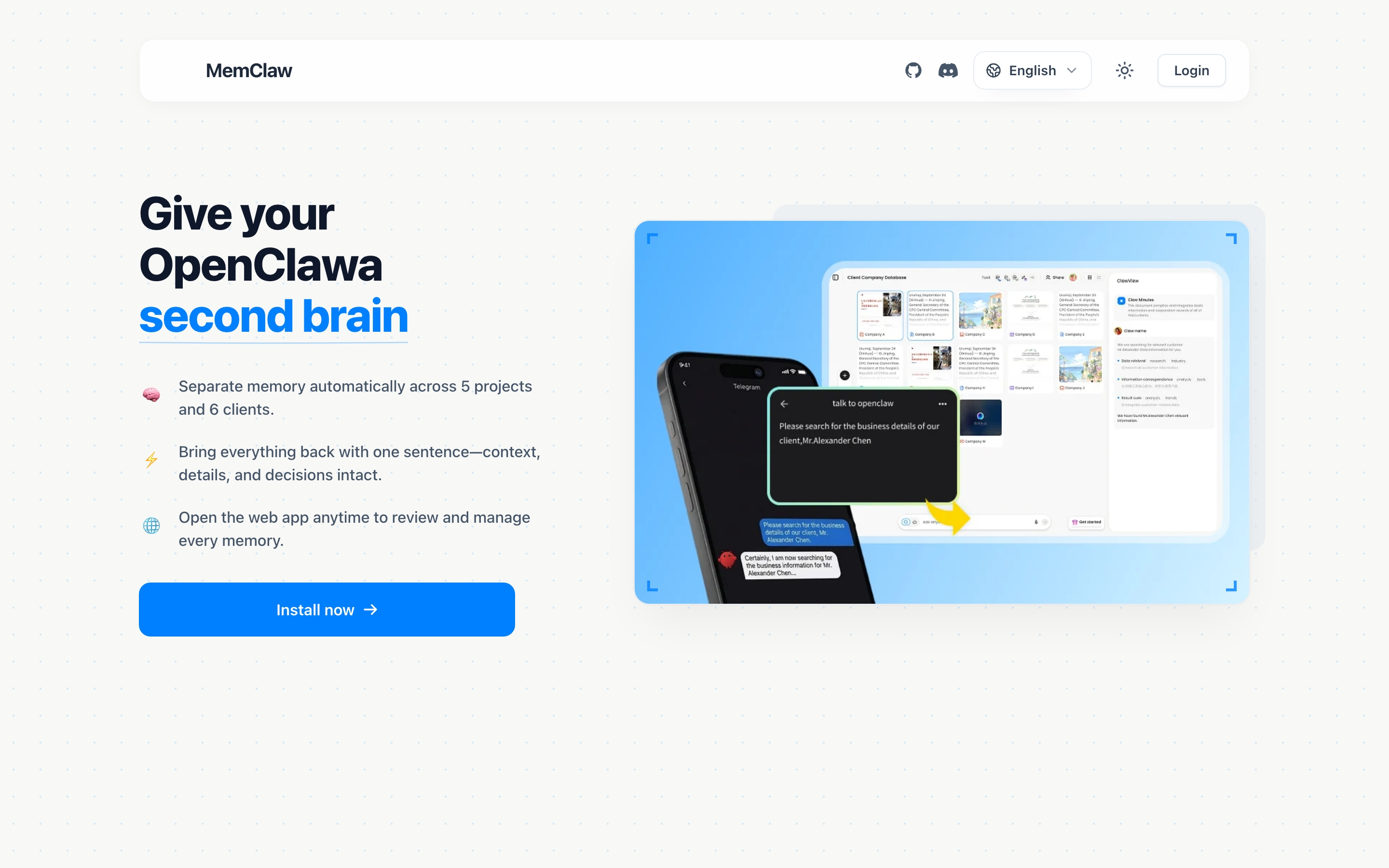 MemClaw FAQ — persistent project workspace for AI agents