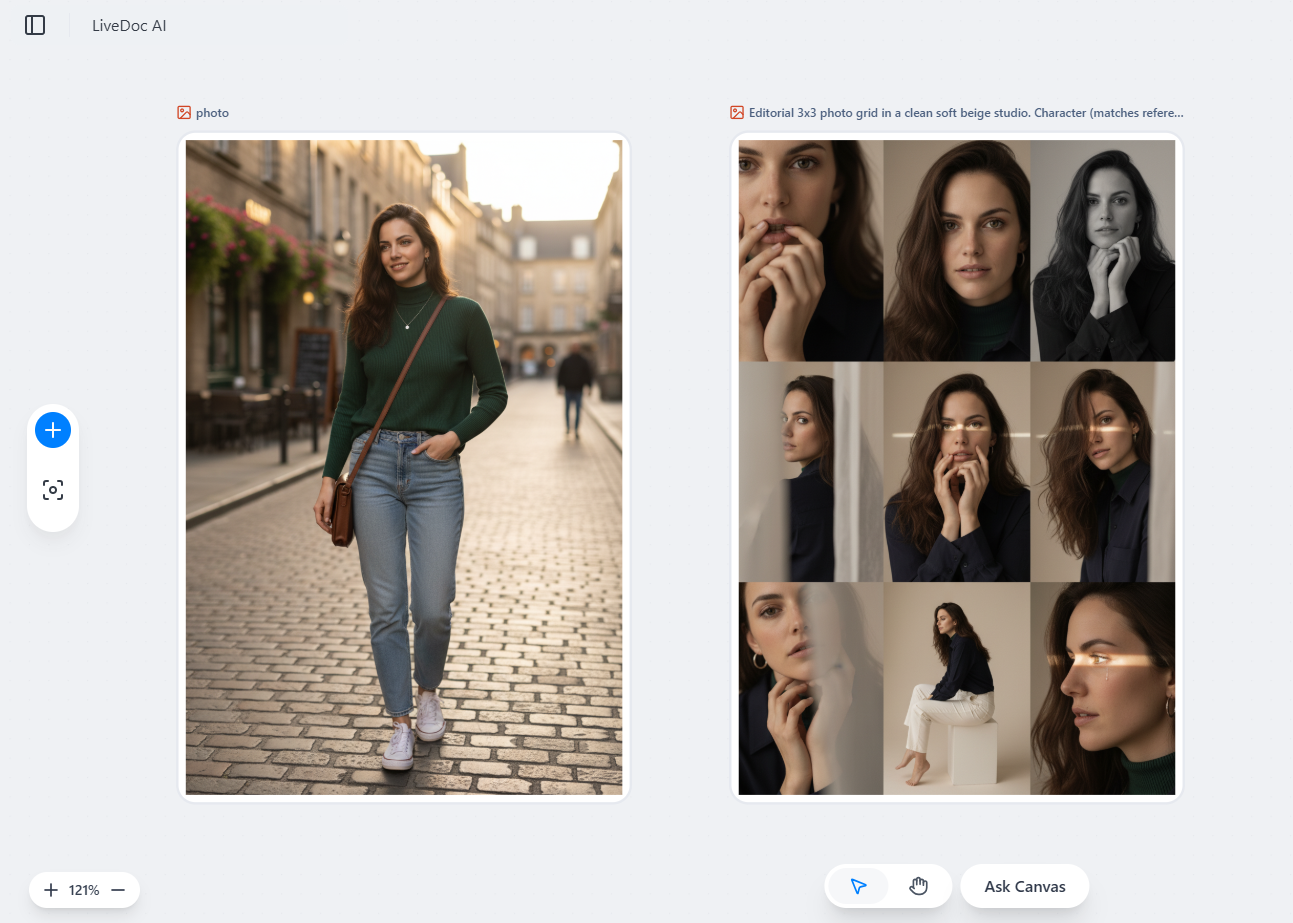 Transform images with Felo LiveDoc's AI-powered image to image generation