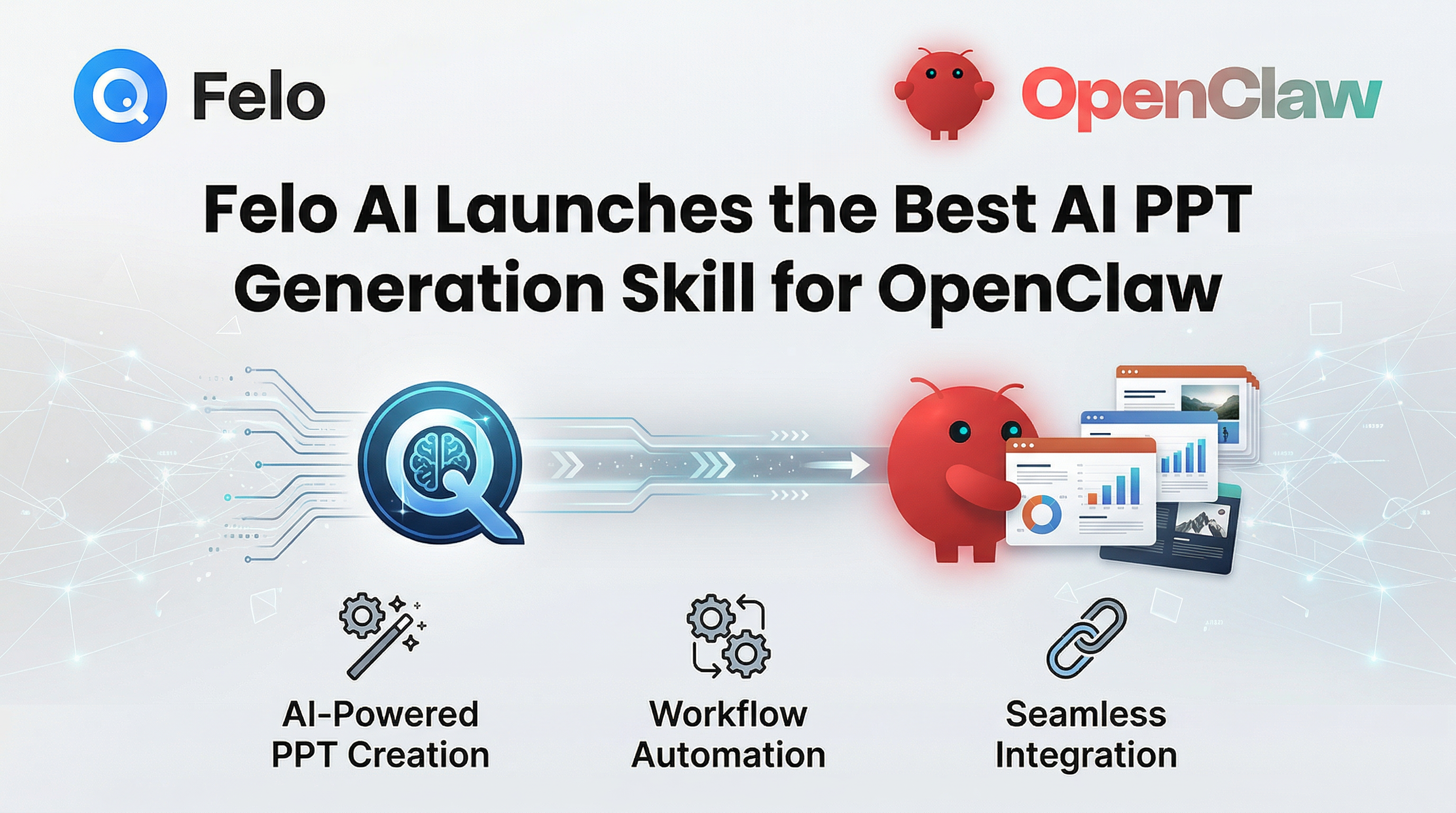 Felo AI veröffentlicht die beste KI-PPT-Generierungskompetenz für OpenClaw.png