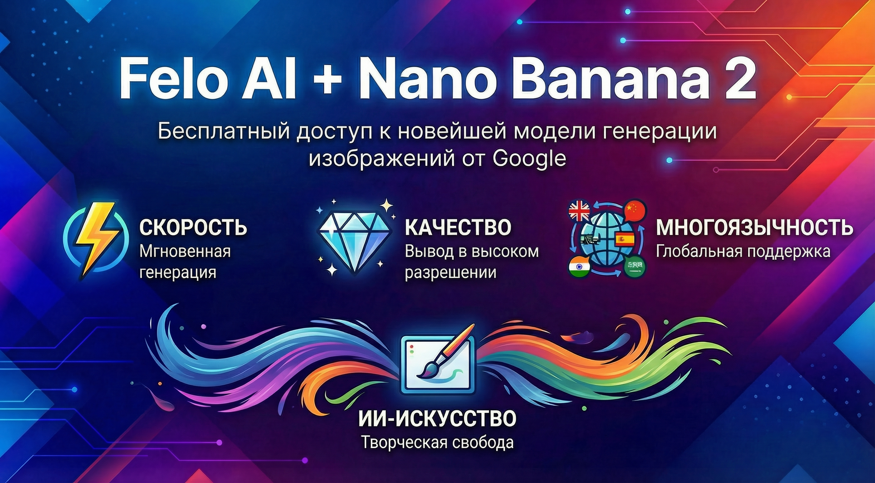 Нано Банана 2 на Felo AI бесплатно 2026.png