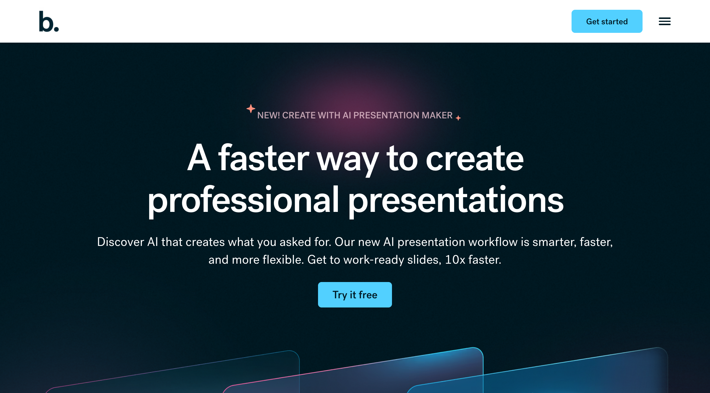 Beautiful.ai - स्मार्ट टेम्पलेट्स वाला एंटरप्राइज़ AI प्रस्तुति सॉफ्टवेयर