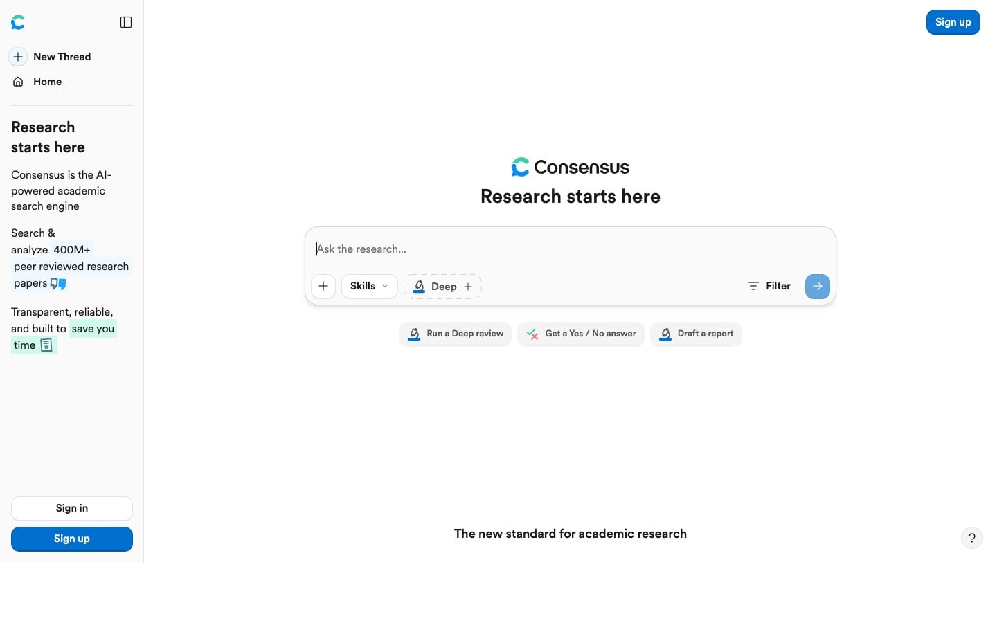 Consensus AI Official Website