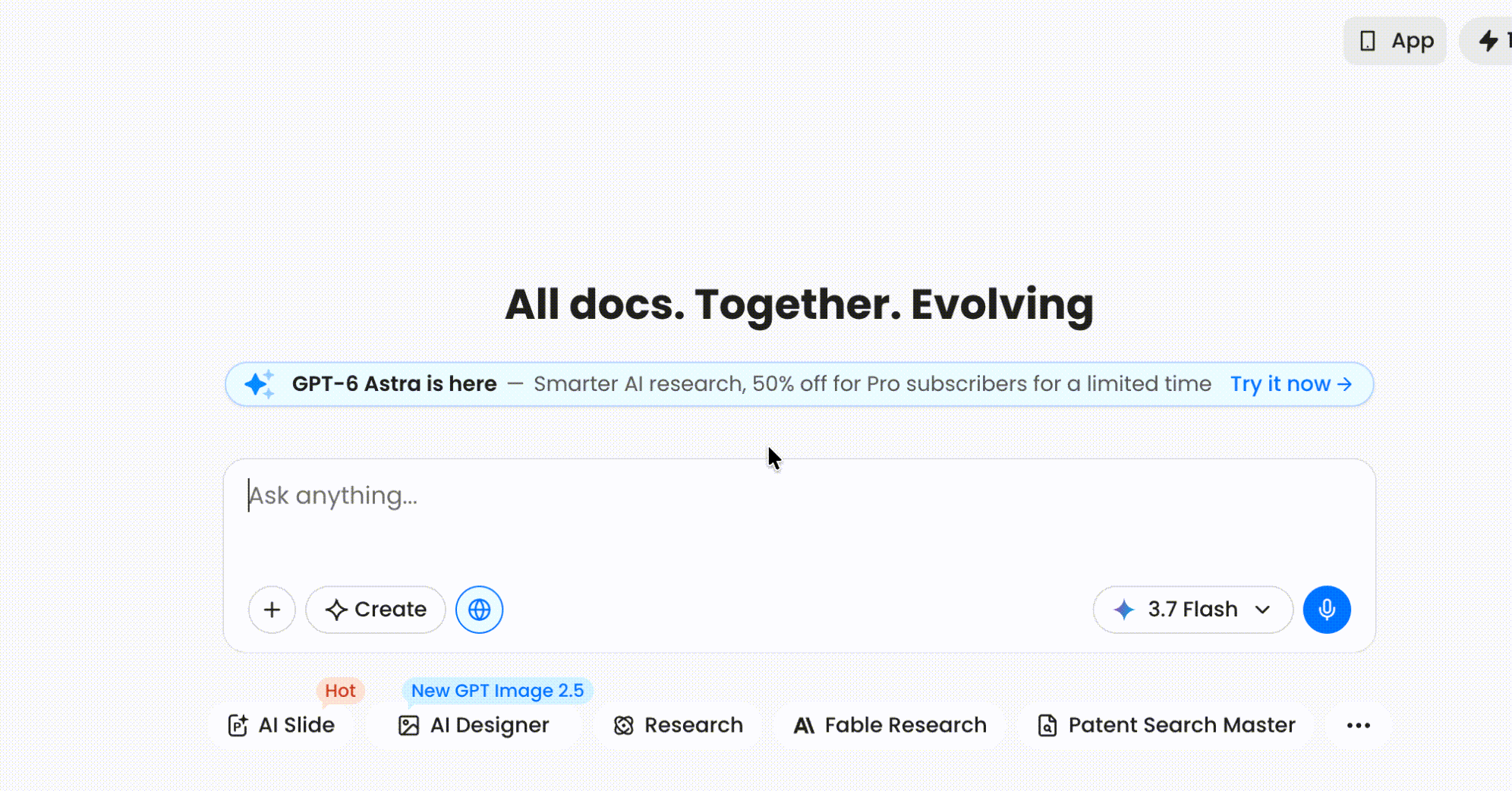 Felo AI Image Zeichen-Demo GIF: Zeichenfeld mit dem Stift öffnen, eine Idee skizzieren, die Skizze an den Editor anhängen und eine Generierungsanfrage eingeben