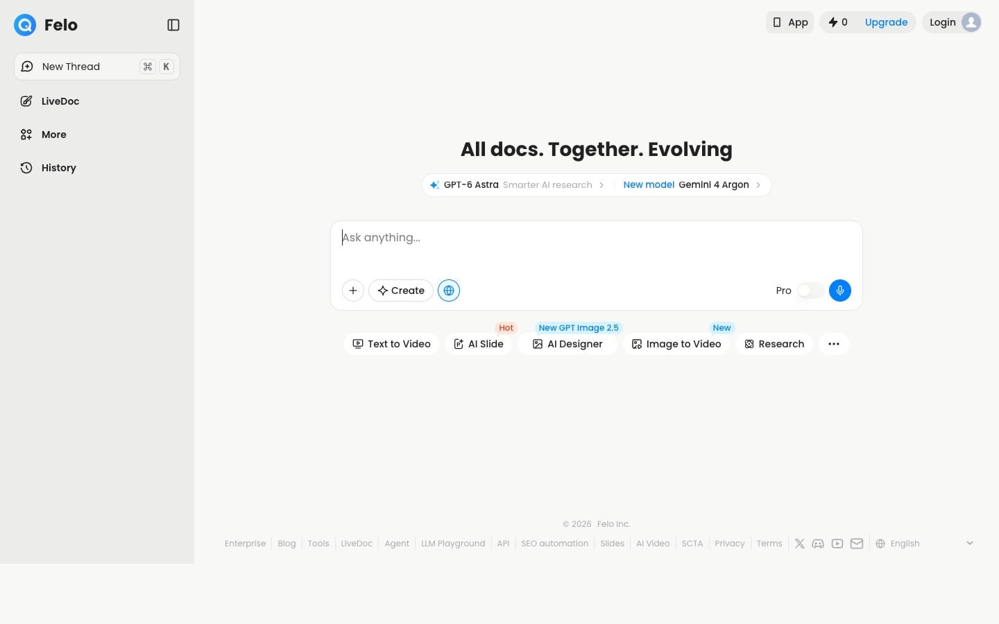 Felo AI Search Official Website