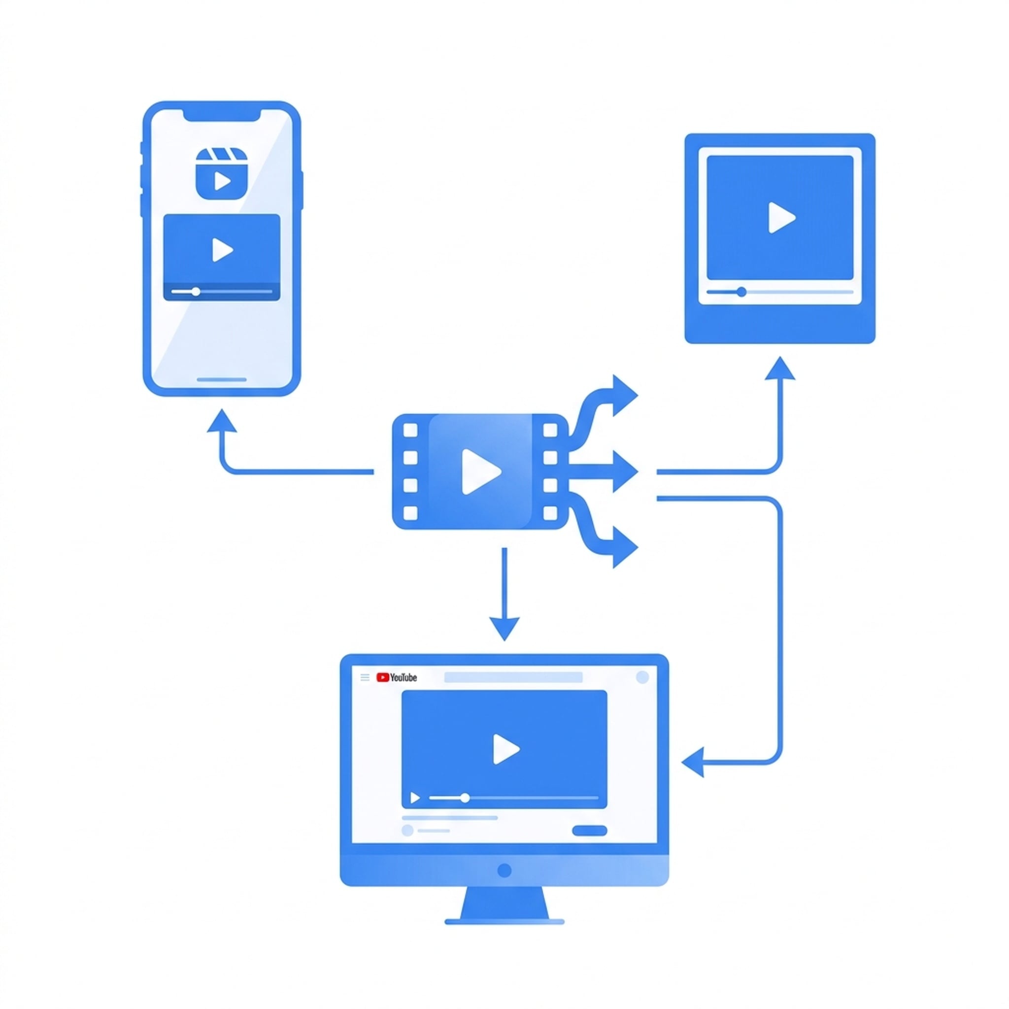 Video cuplikan peluncuran yang sama disesuaikan untuk format vertikal ponsel, persegi media sosial, dan lebar desktop