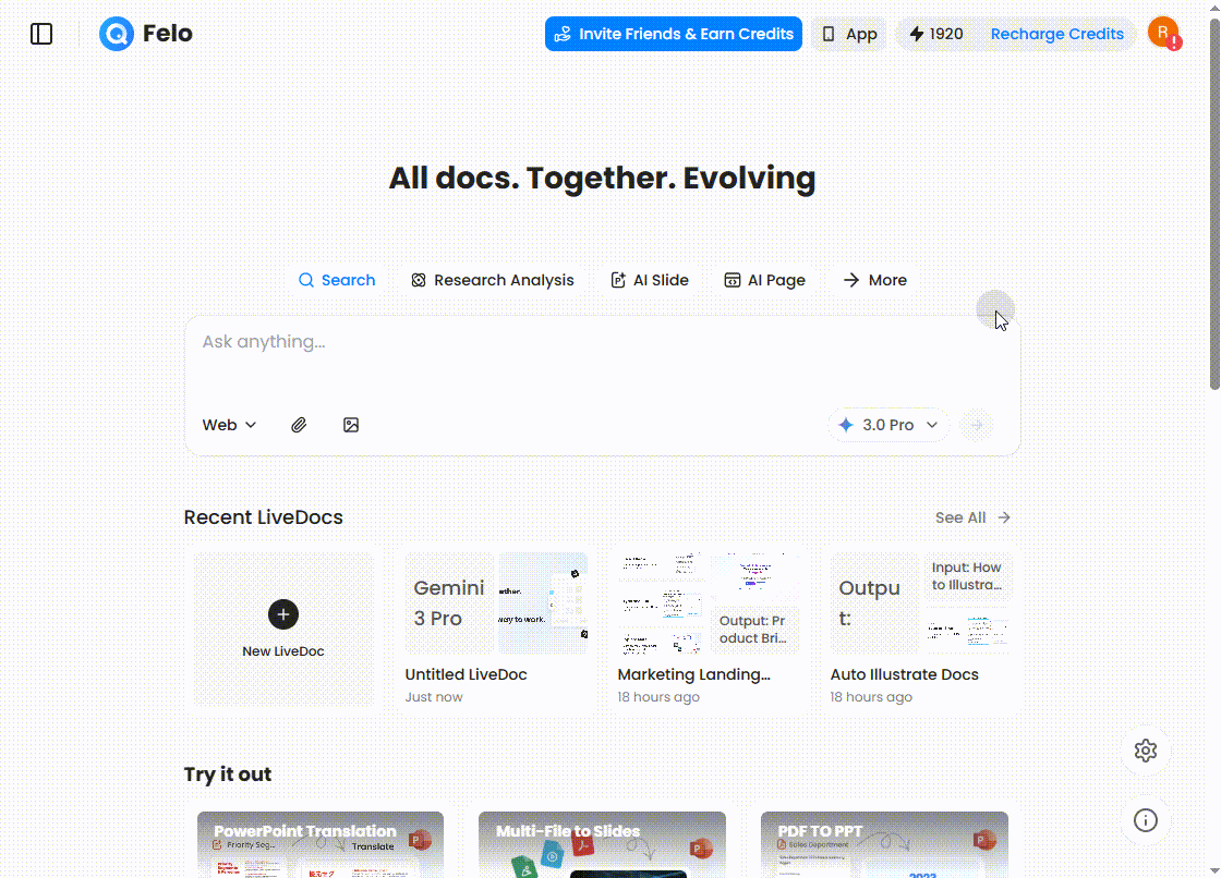 free Gemini3pro& felo search.gif
