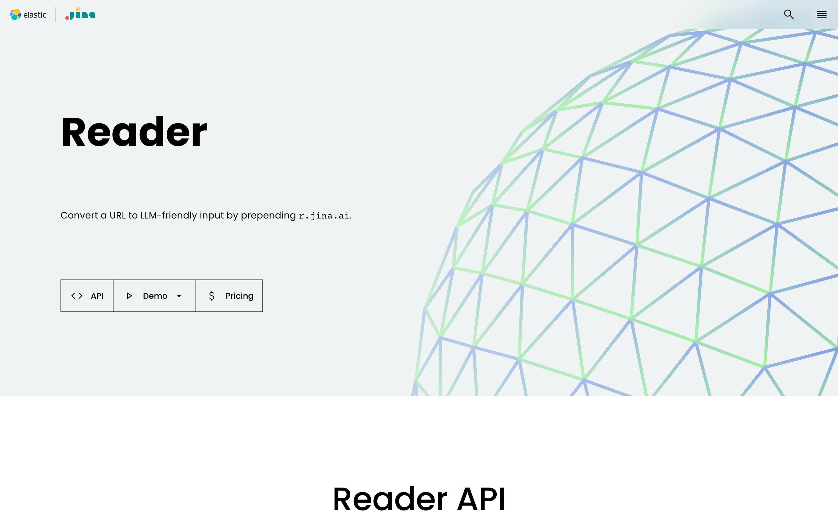 Jina Reader API Official Website