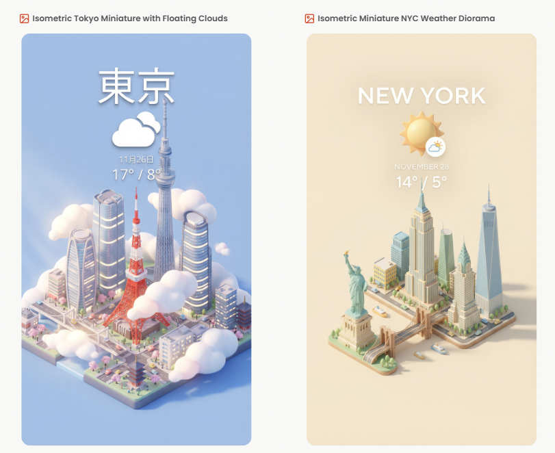 nano banana pro 天氣提示圖