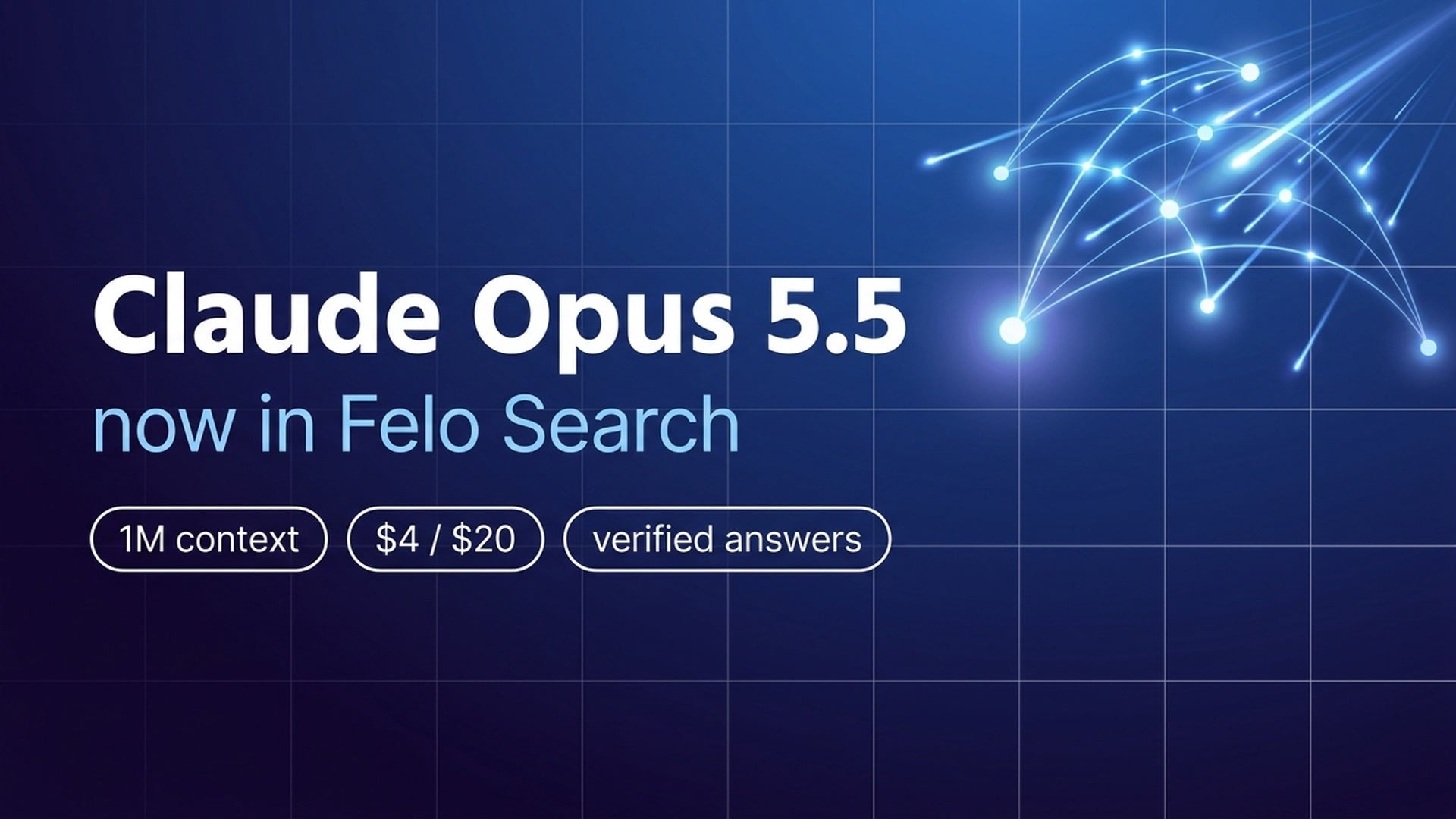 Claude Opus 5.5 in Felo Search: ein Kontext von einer Million Token, der Quellen, Belege und Einschränkungen zusammenhält