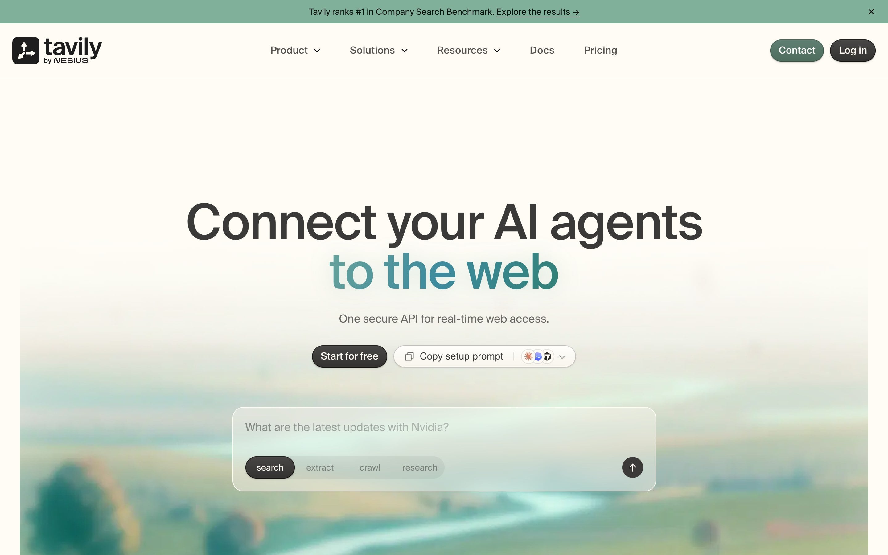 Tavily Search API Official Website